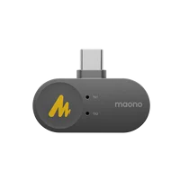Accesorios Maono Wave T5 aptos para teléfonos relámpago tipo c Cámara Micrófono de solapa inalámbrico para grabación de vídeo Streaming