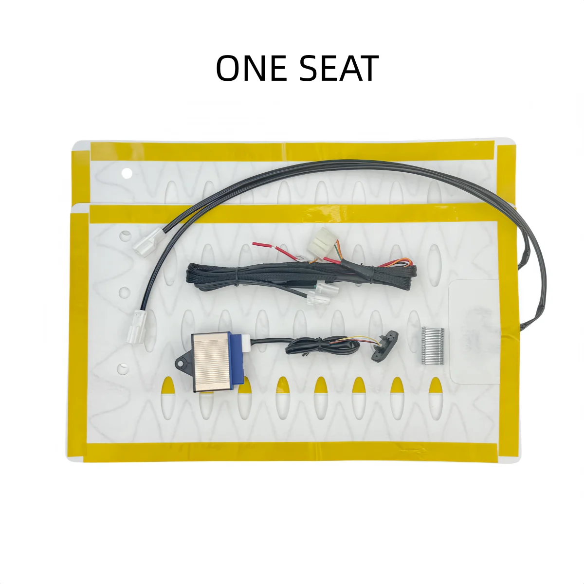Universele 12V autostoelverwarming met 3-traps regeling, geheugenfunctie, verwarmingsmat van legeringsdraad, snelle verwarming, lange levensduur, luxe set