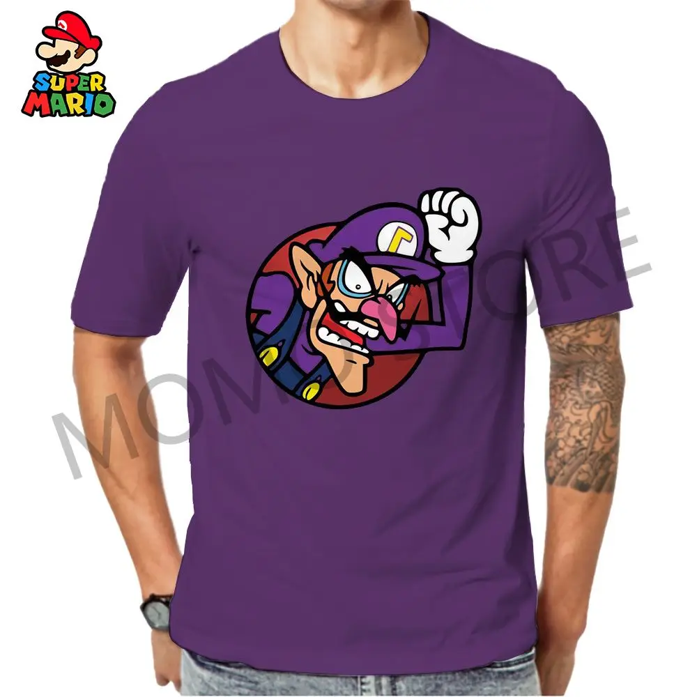 110-6xl Mario Herren T-Shirt Kinder T-Shirt 2024 Sommer y2k Kleidung Louis Anime schnell trocknen Straße tragen Kinder klassisches Abenteuer