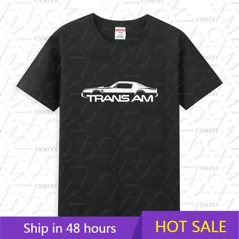 

2025 Men T Shirt Casual 1972-76 Pontiac Trans Am Firebird Classic Outline Design T-shirt Summer 100% Cotton S-3XL Cool Tee
