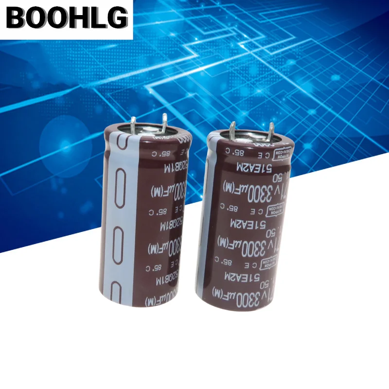 2PCS original black diamond electrolytic capacitor 71V 3300UF 22X45 replaces 63V 3300UF and is more stable