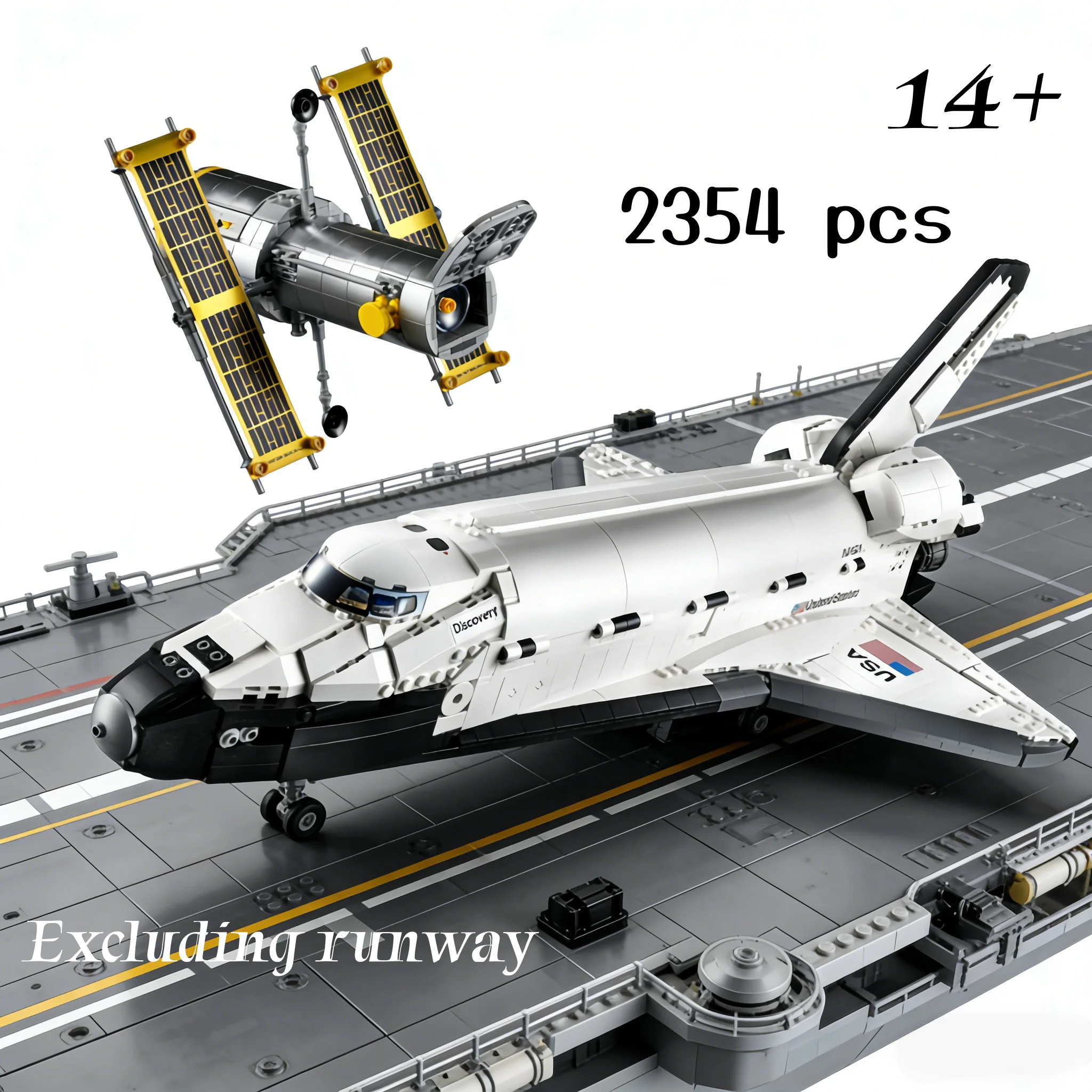 

2026 Creative NASA Space Shuttle Discovery Aerospace Spacecraft Orbiter Model 10283 Building Blocks Bricks 2354pcs as kids Gifts