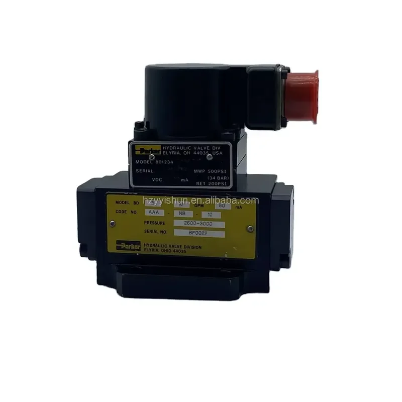 Hydraulic Directional Control Pressure Relief Solenoid Valve