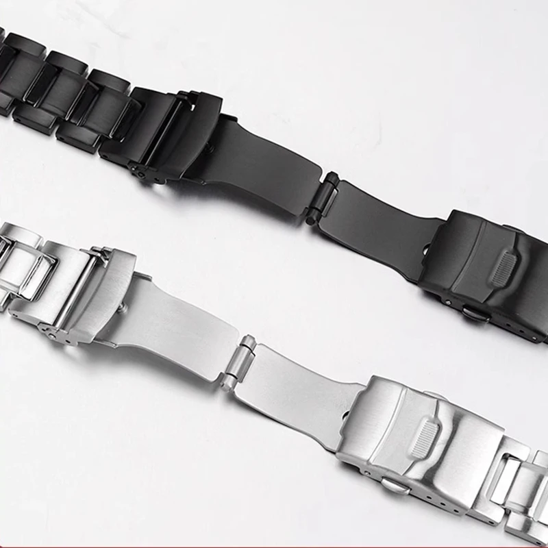 For Casio GA1000 GA1100 GW-A1000/1100 GW4000 G1400 Watch Strap Modification Solid Stainless Steel Strap Bracelet Men Wristband image 6