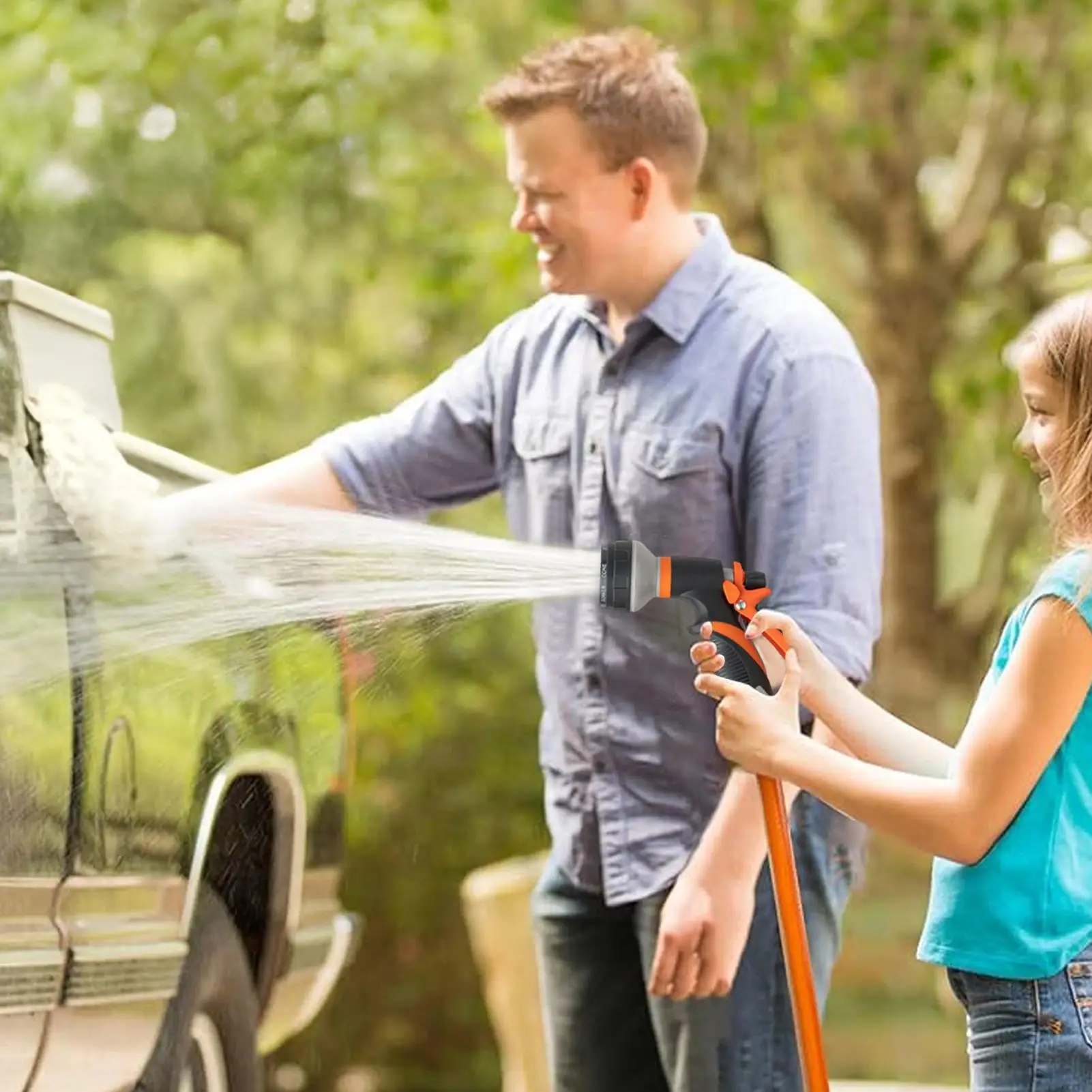 

Hose Sprayer Nozzle Water Nozzles For Garden Hose High Pressure Irrigation Attachment Head With 8 Adjustable Spray Patterns For