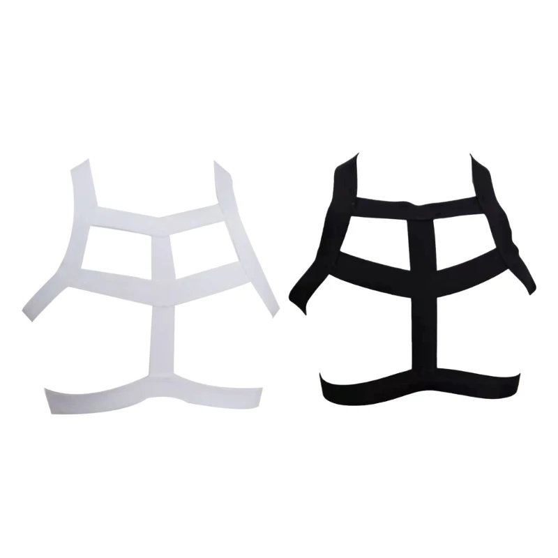 

Elastic Men Chest Harness Belt Elastic Shoulder Body Strap Cosplay Costume Gift