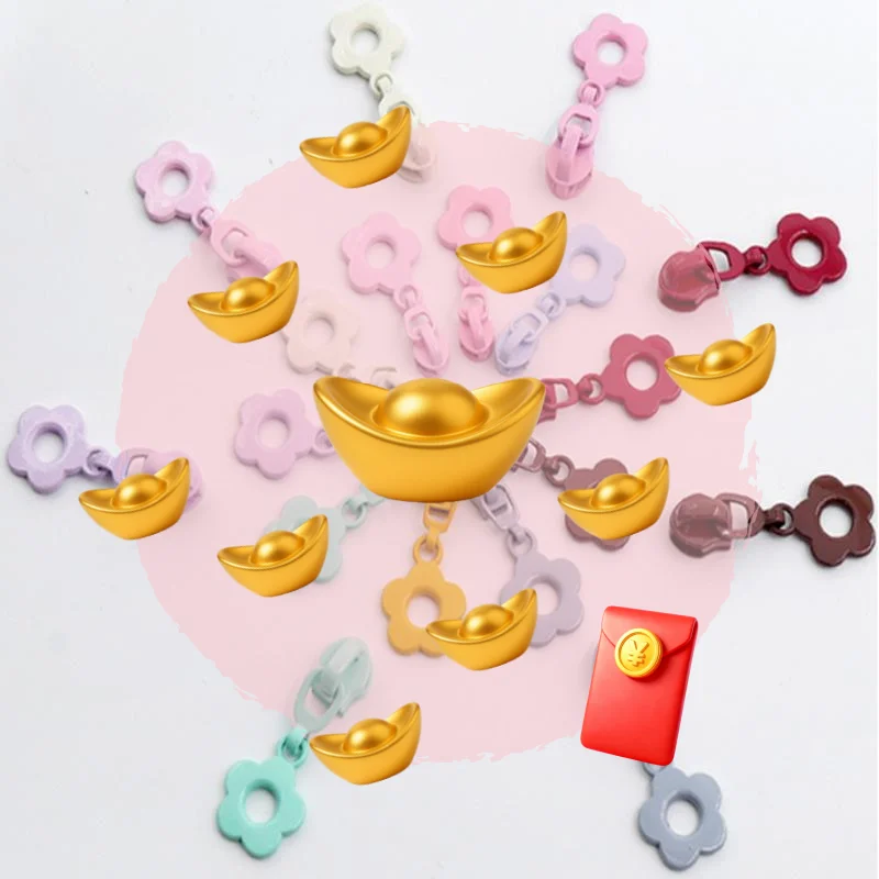 

10Pcs Cute Little Flower Zipper Head For #3 Nylon Zippers Suitable For Home Sewing DIY Handmade Zipper Replacement