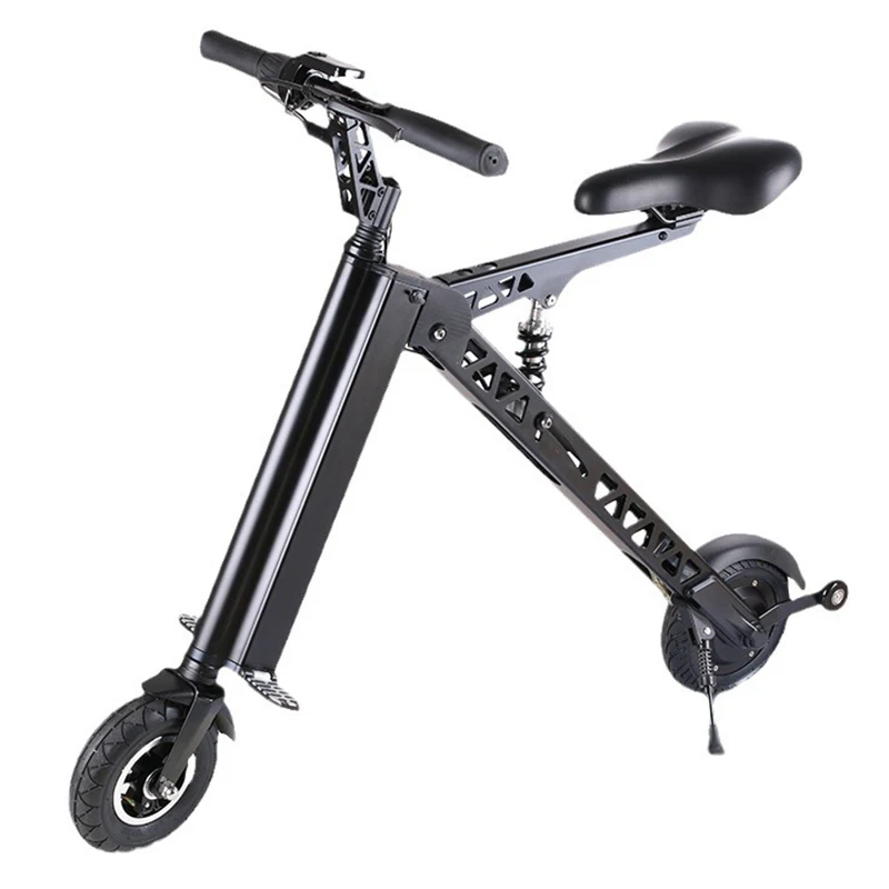 Portable foldable electric bicycle Rechargeable lithium battery bicycle Two-wheeled smart foldable electric