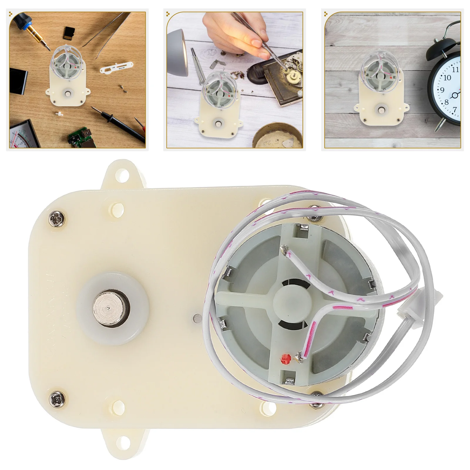 

5pcs Set of 5 Small Functional Motors Electric Gear Automatic Watch Winder Mechanism Mini Beige Watchinder Kit