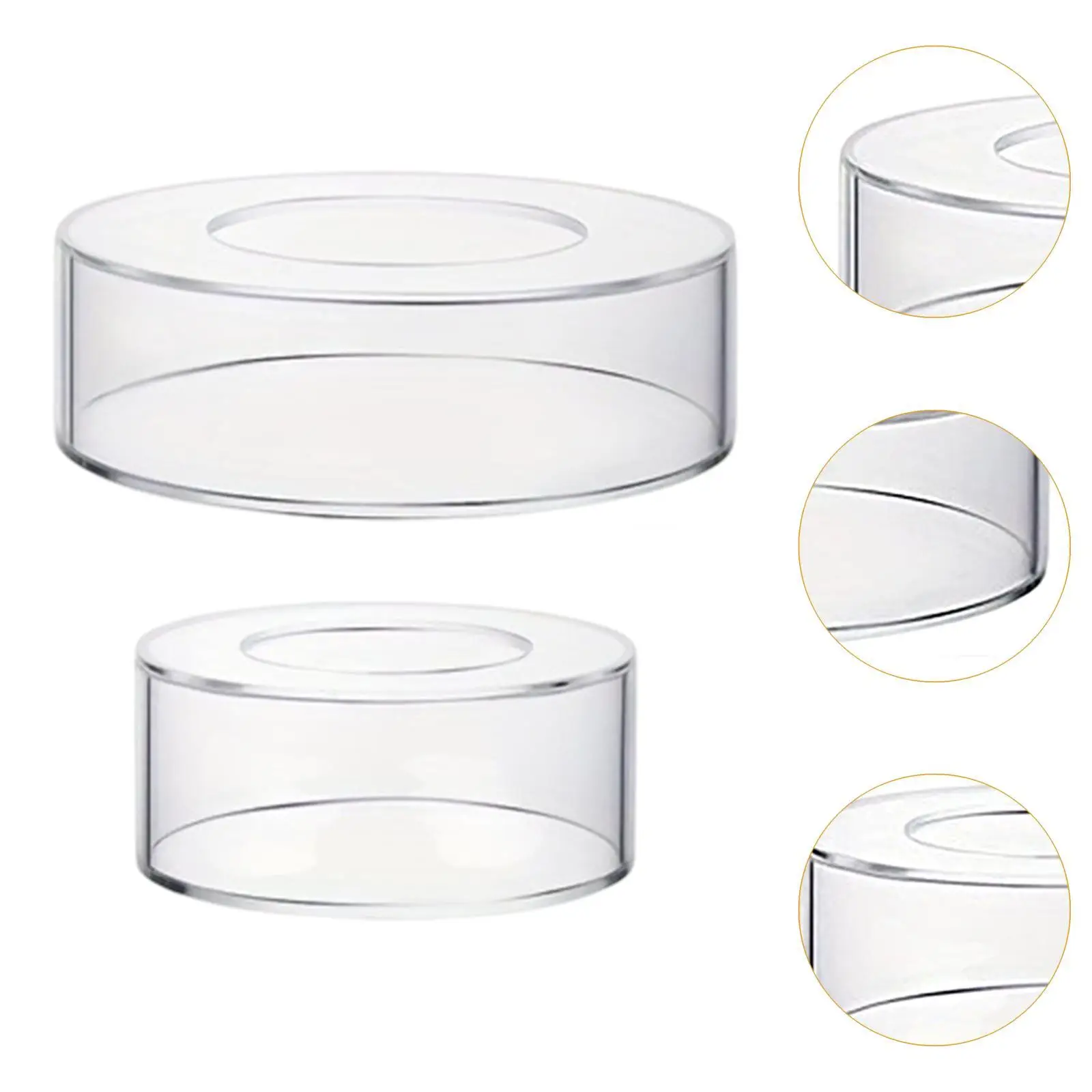 Przezroczysty stojak na ciasto Pudełko na ciasto Możliwość wypełnienia Okrągły przezroczysty DIY Dekoracyjny stojak cylindryczny Podstawka na przyjęcie weselne Dekoracje zaręczynowe