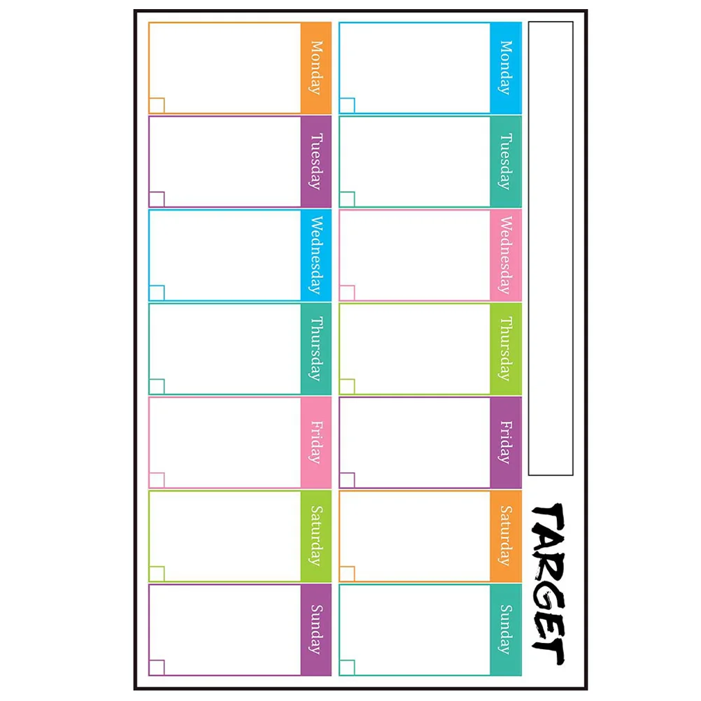 Refrigerator Memo Pads Decorate The Clouds Adhesive Calendar Child Dry Erase Whiteboard