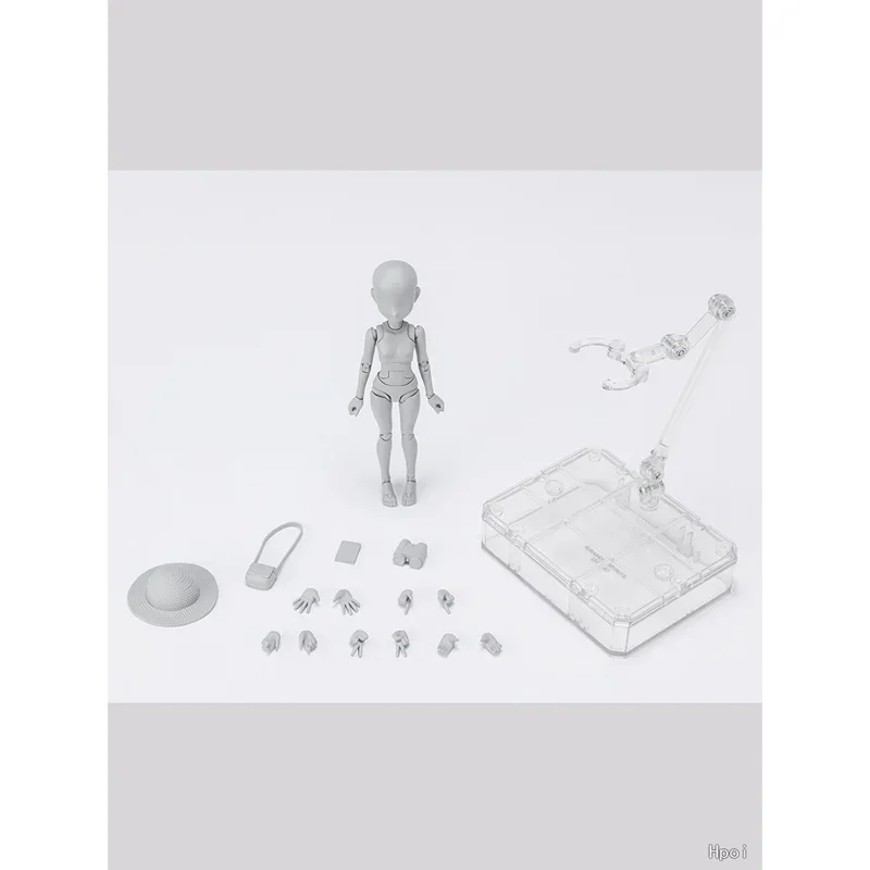 Bandai Original S.H.Figuarts Sketching Art Painting Movable Dolls Anime Action Figure Toys For Boy Girls Children Birthday Gifts