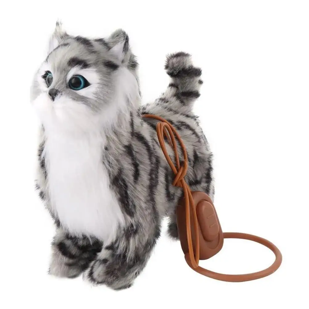 

Робот-кошка, электронный плюшевый кот, пение, песен, прогулка для собаки, электрический поводок для котенка, управление музыкой, кошка, детская игрушка в виде животного