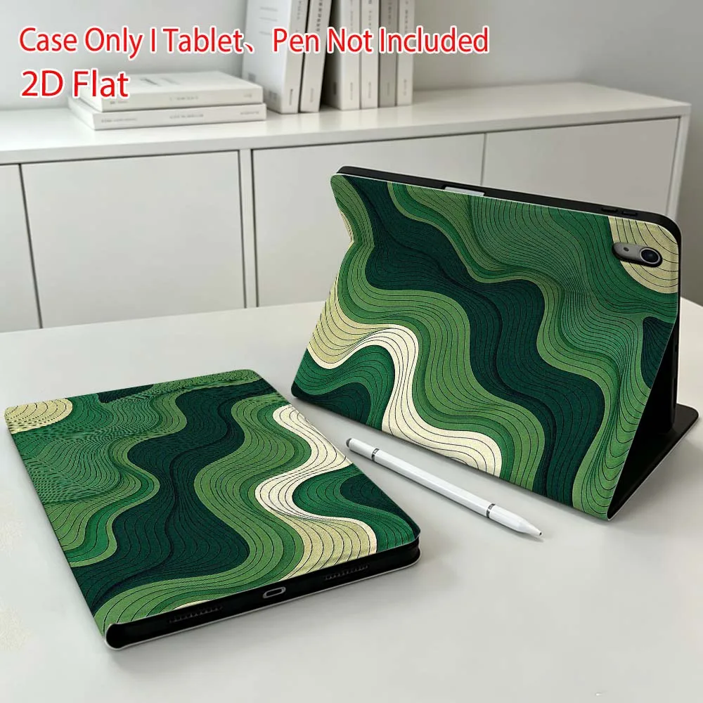 Water Ripple Double For Apple iPad Pro Mini A16 A17 A14 4 5 6 7 6th 12th 9Gen 12.9 11 13 M4 inch Tablet Case Soft