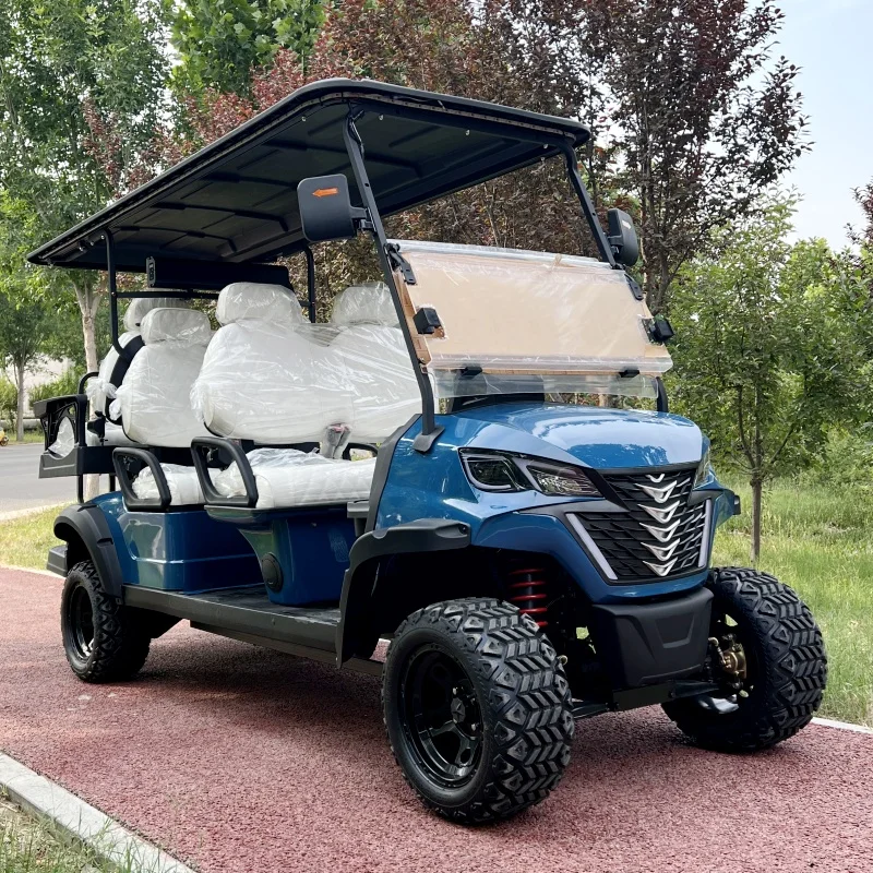 

48V 60V 72V Lithium Battery Buggy Hunting Cartt 2 4 6 Seater Road Buggy with Lithium Battery Electric Golf Carts for Adult