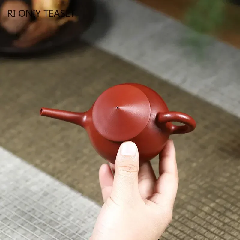 150ml Authentic Yixing Purple Clay Teapots Famous Artists Handmade Tea Pot Raw Ore Dahongpao Mud Kettle Chinese Zisha Tea Set