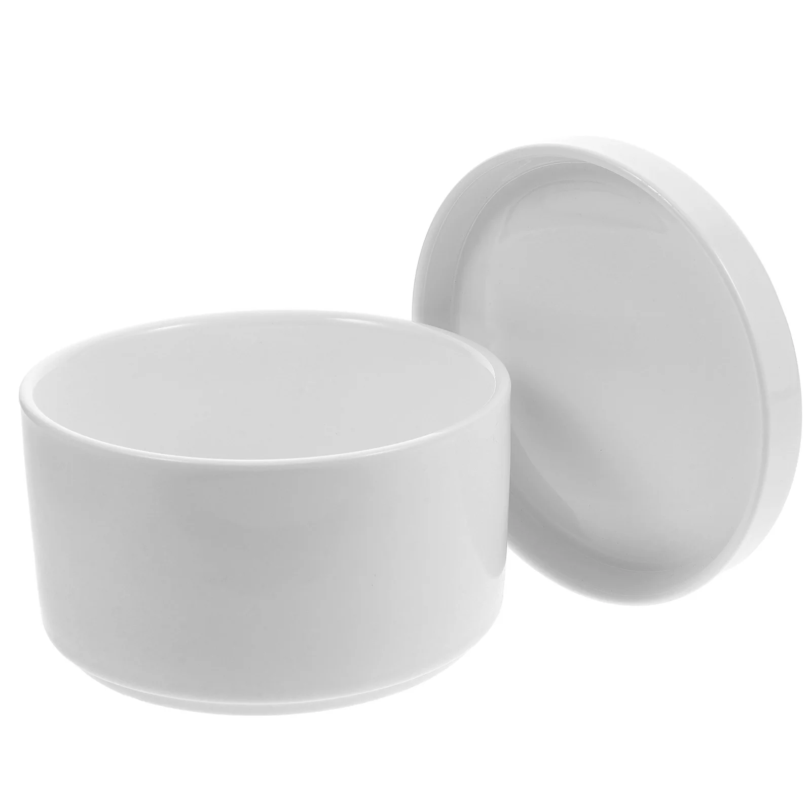 

1Pcs Sealed Ceramic Bowl with Lid Steaming Soup Bowl for Buffet Table Serving Dish Seasoning Container Multipurpose Kitchen