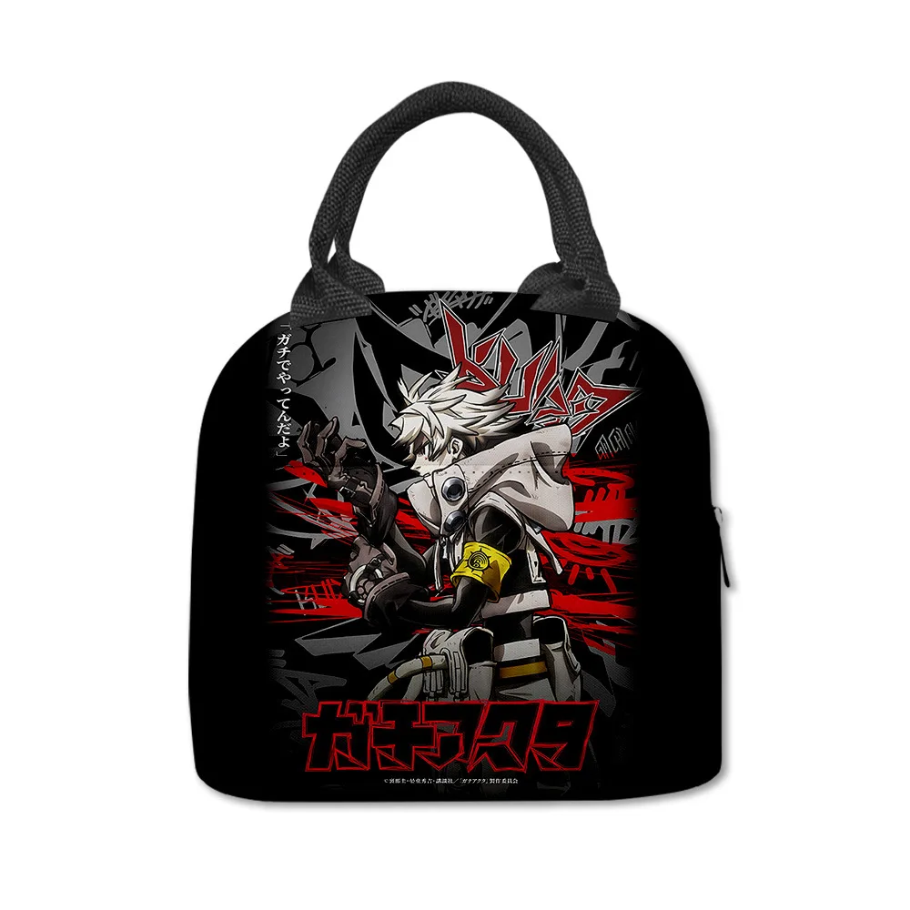 Classic Gachiakuta Student Work Lunchbox Thermal insulation Food Lunch Bag 3D Print Insulated Portable Handbags Ice Bags