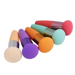 Mushroom Head Makeup Brushes Powder Puff Cosmetic Sponge with Handle Women Fashion Professional Makeup Beauty Tools