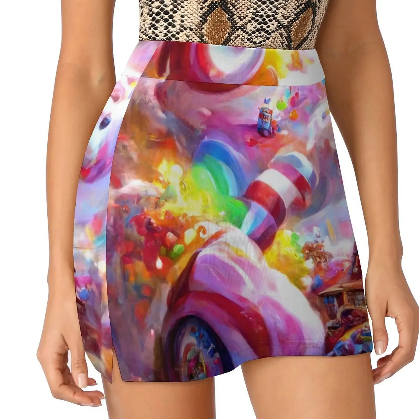 

Candy land Mini Skirt Kawaii midi skirt for women Female clothing luxury evening dresses 2024