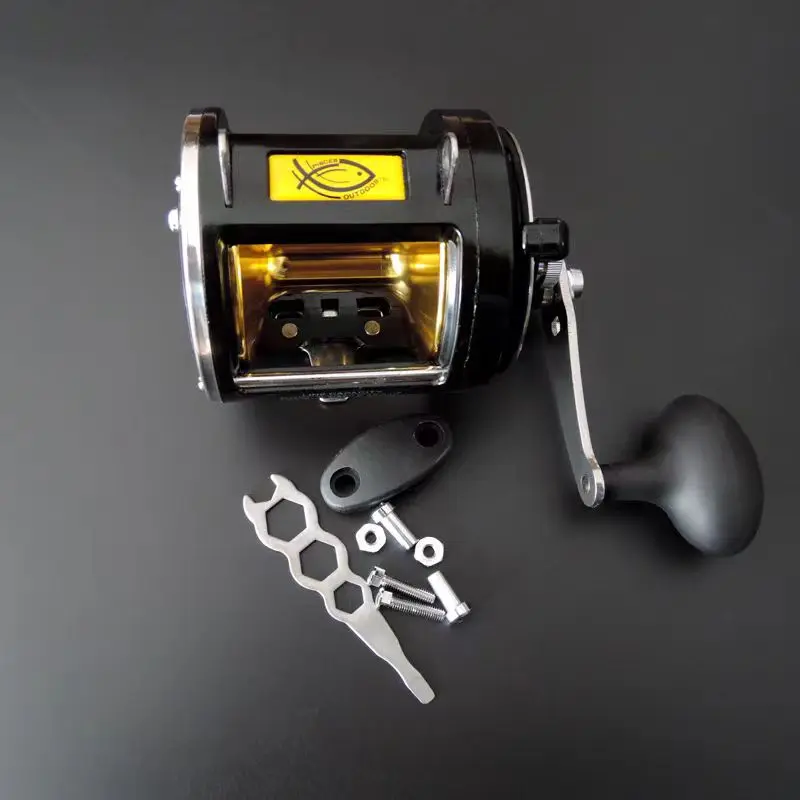 

Fishing Reel For Trolling TR12000 3.4:1 Gear Ratio 8+1bb All Aluminum Alloy Body Max Drag 30kg Sea Trolling Fishing Reel