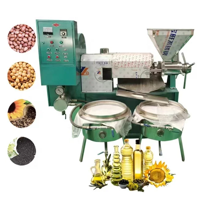 Prensa de aceite de sésamo y girasol, nueces, semillas de uva, aceite frío y caliente bien estructurado, a la venta