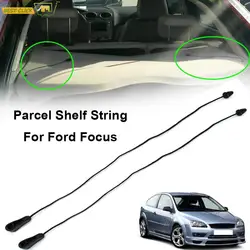 Pair Rear Parcel Shelf Load Luggage Inner Tonneau Hatch Cover Lift String Strap Clips For Ford Focus 2 Hatchback MK2 2004 - 2011