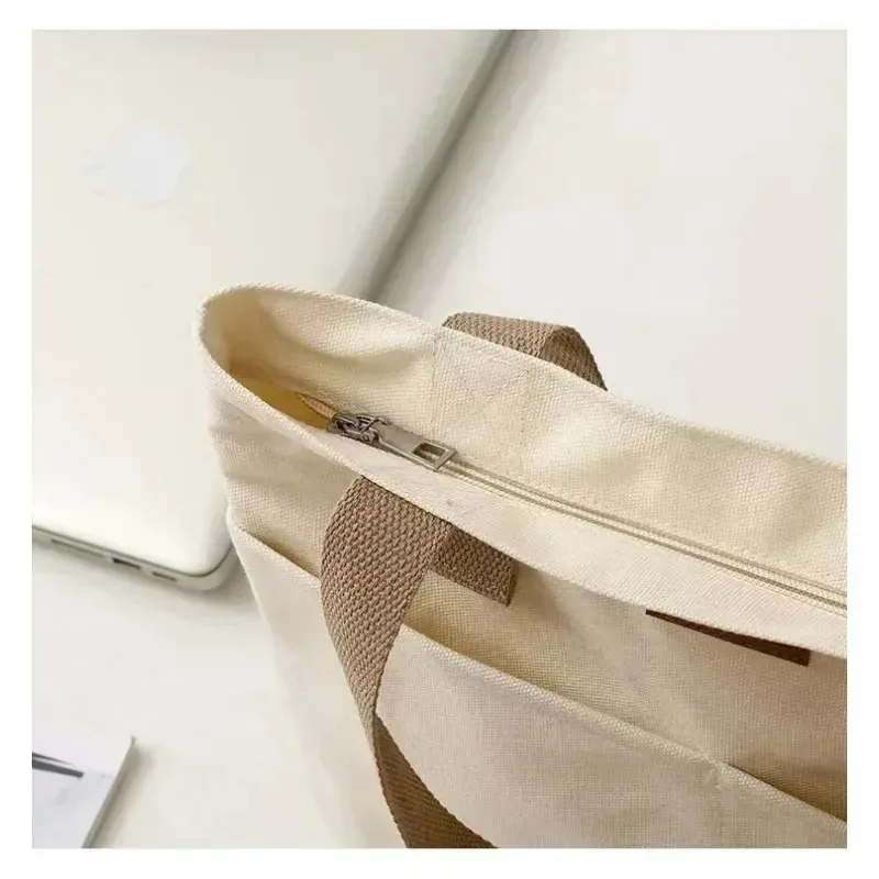 Heißer Verkauf 1Pcs für frauen Einkaufstasche Leinwand Große Kapazität Erweiterte Sinn Handtasche Bequem Praktische Weibliche der pendler Tasche