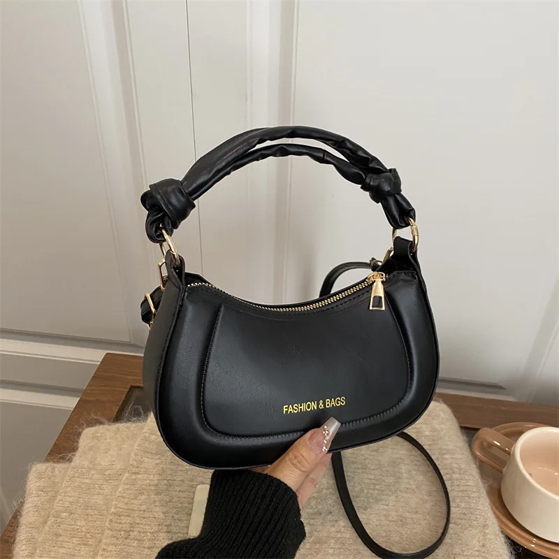 

2025 Women's Minimalist Crossbody Bag, Vegan Leather Multi-way Shoulder Purse, Small Retro Handbag for Daily Casual