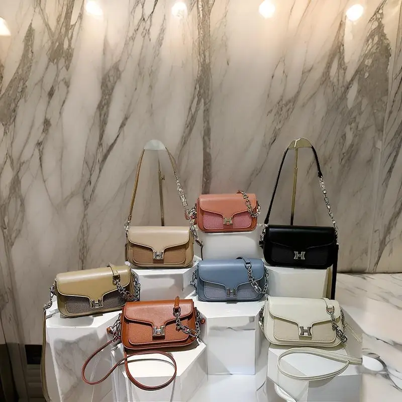 

Роскошная винтажная большая сумка с буквенным логотипом — минималистичная женская сумка через плечо, дизайнерская кожаная элегантная сумка-мессенджер