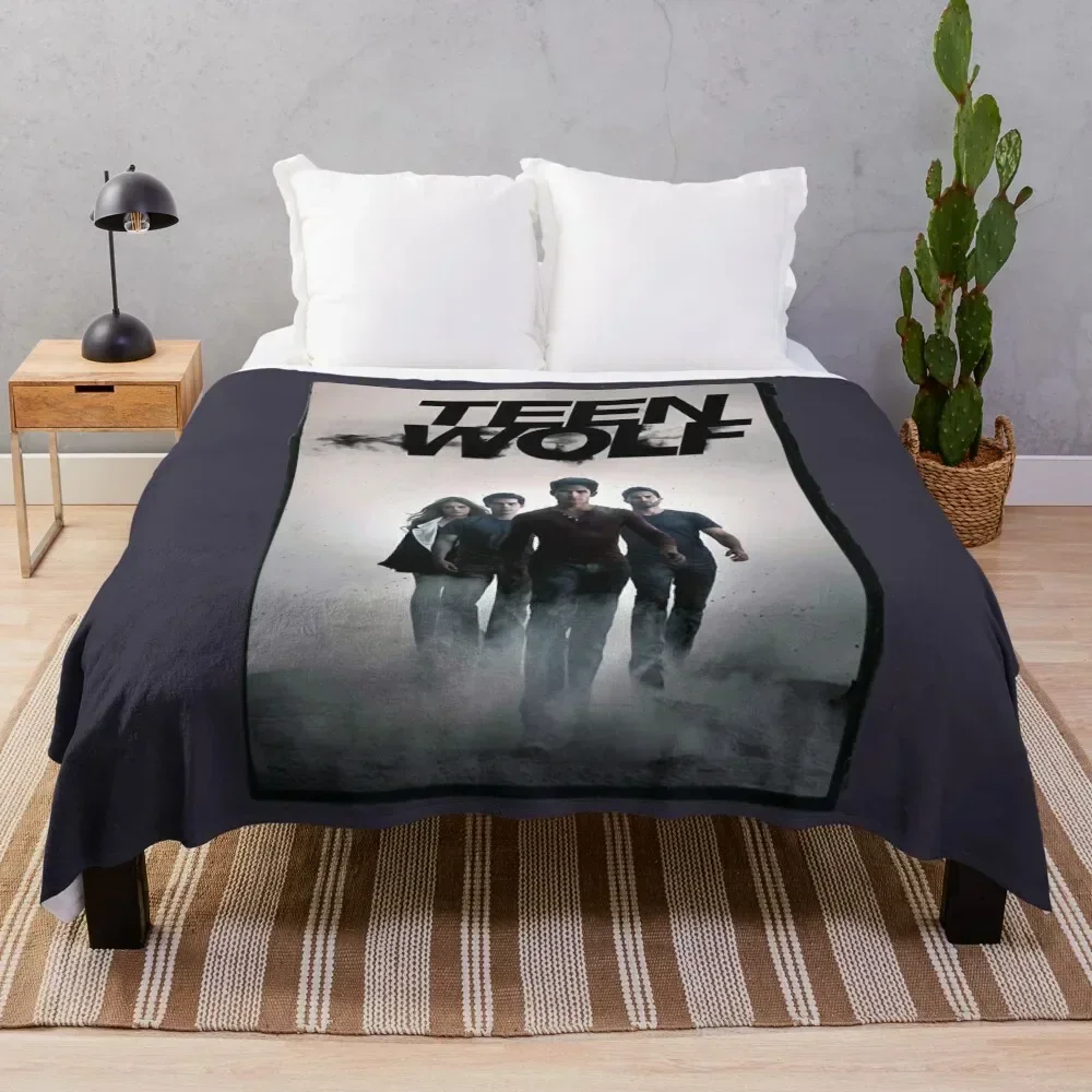 

Lover Gift Teen Wolf Classic Fan Throw Blanket Soft Breathable Blanket for Night Sleeping