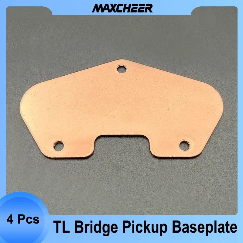 4Pcs/Lot Steel Pickup Baseplate for TL Bridge Pickup 72x38MM Guitar Pickup Baseplate Brass Plated Parts