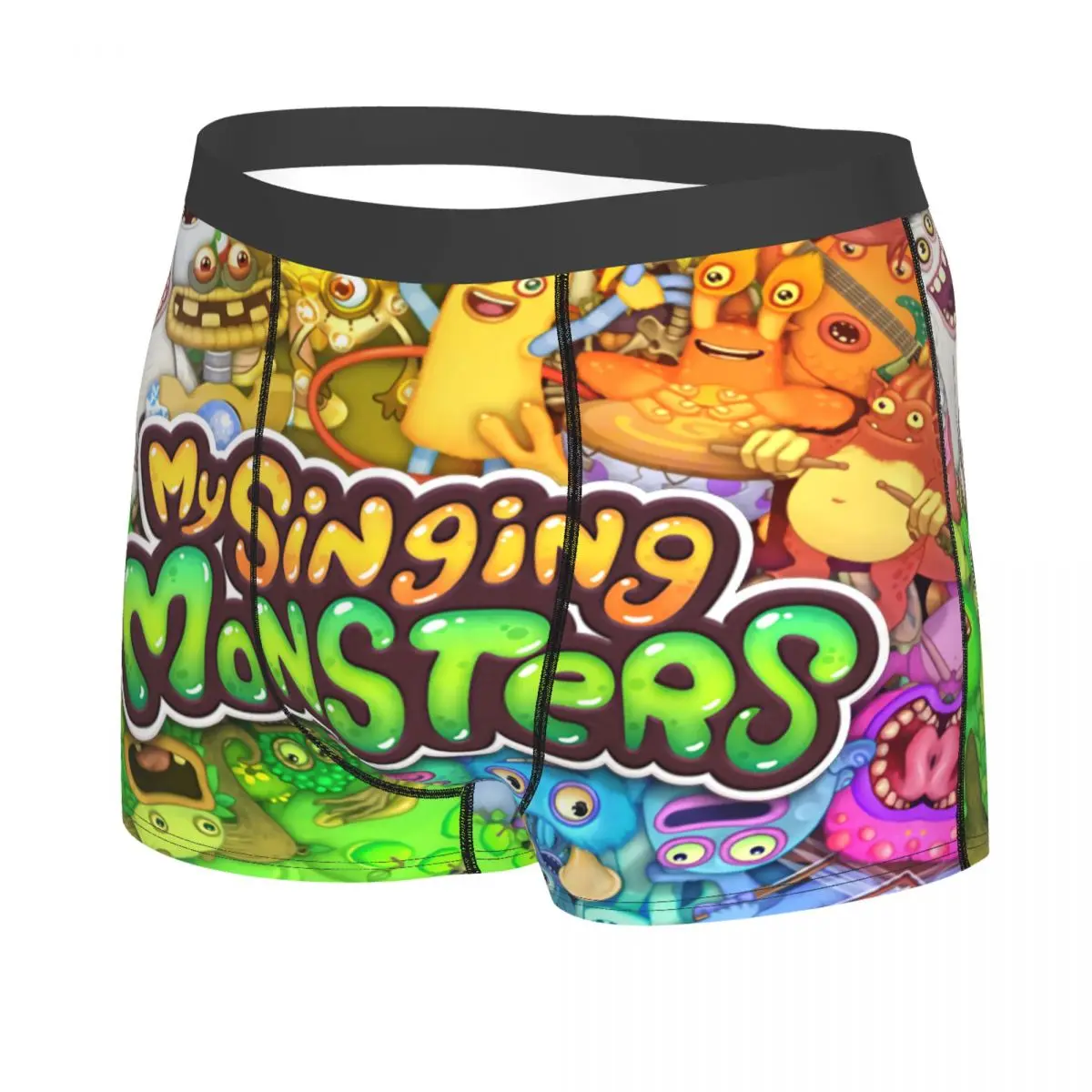 Custom Male Cool My Singing Monsters Play Game Underwear Boxer Briefs Soft Shorts Panties Underpants