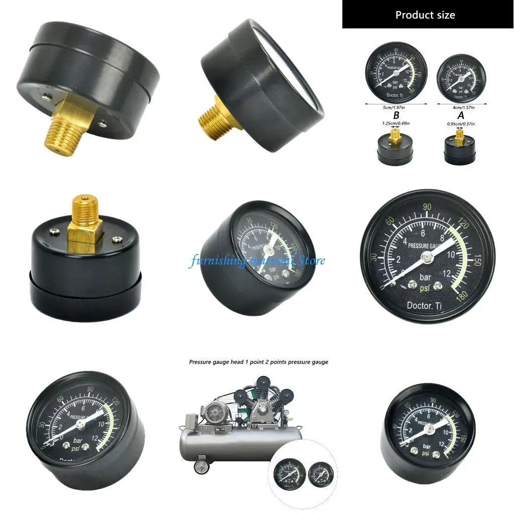 y5gd ملحق ضاغط الهواء الصناعي لقياس الضغط الدقيق التصميم المقاوم للتآكل