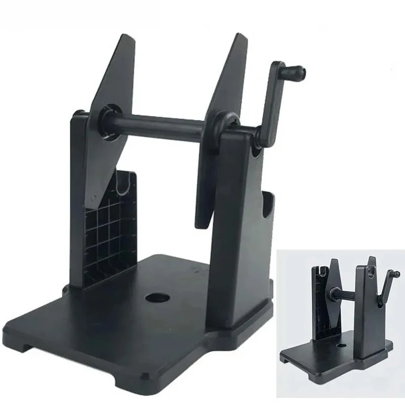 Hand-operated Label Rewinder  Large Roll Label Holder External Stand for Barcode Printer