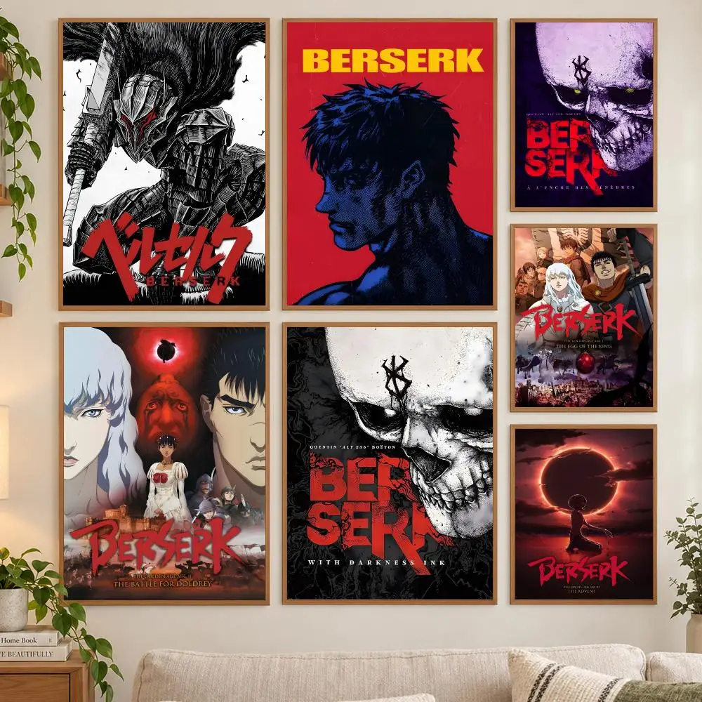 Berserker Poster HD art sticky wall waterproof home living room bedroom bar aesthetic decoration