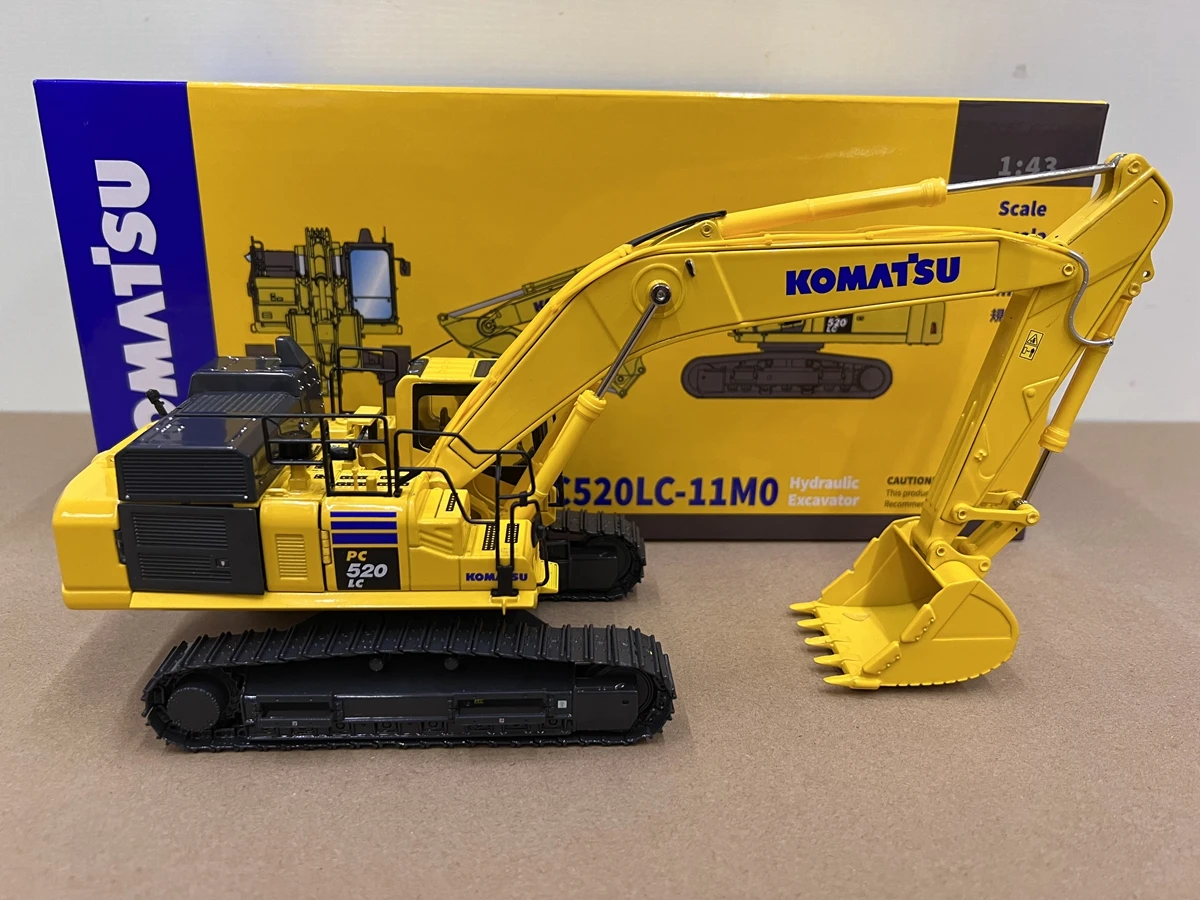 1:43 KOMATSU PC520LC-11M0 Excavator Diecast Model Construction Vehicles Toy