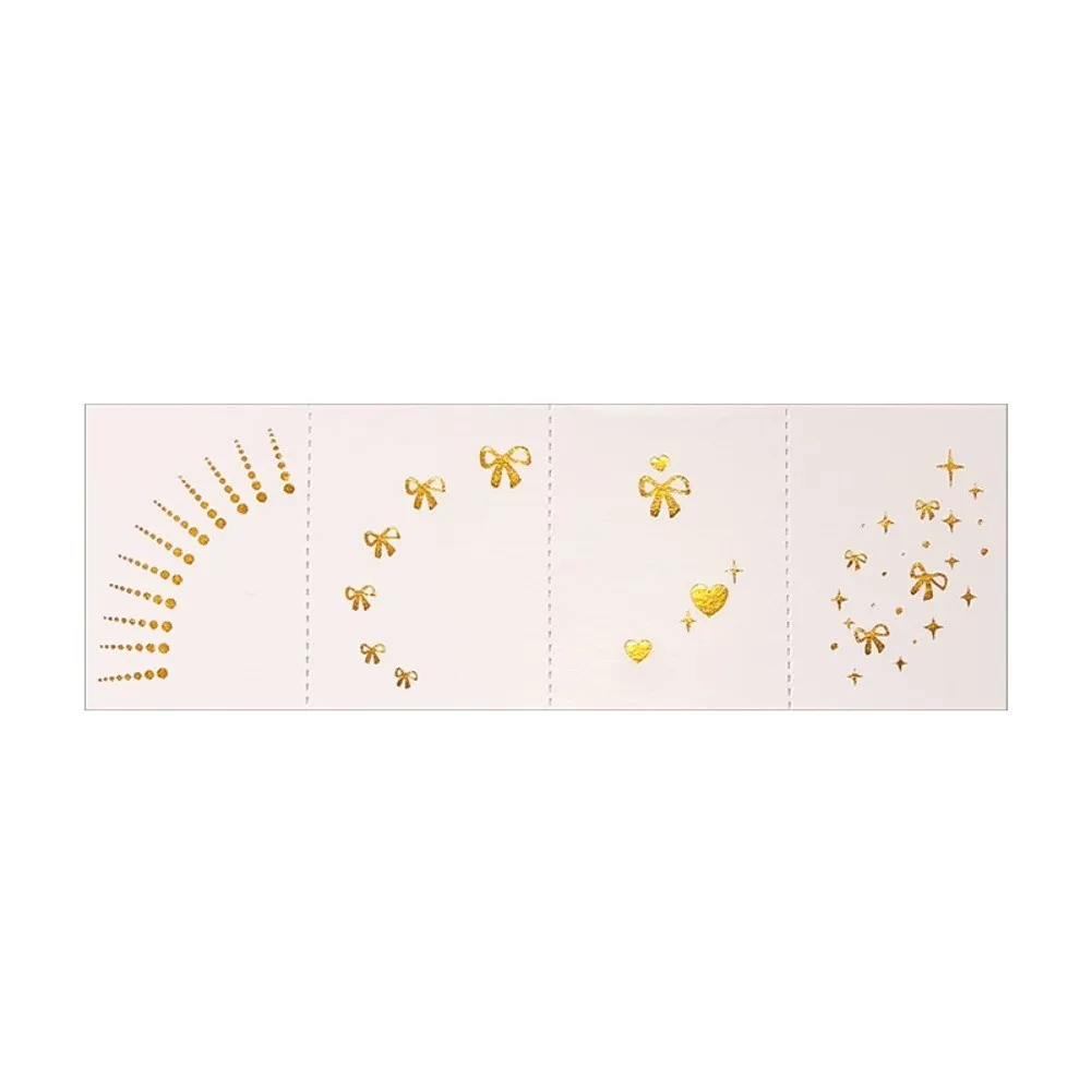 12pcs Waterproof Glitter Freckles Face Tattoo Facial Art Long Lasting Face Temporary Tattoos Disposable Laser Color