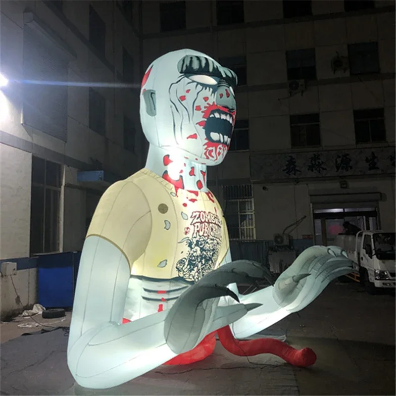 

Halloween Giant Inflatable Ghouls/Ghost Air Blow Monster 3D Lifelike Spooky Props Nightclub Club Event Stage Decor Advert Props