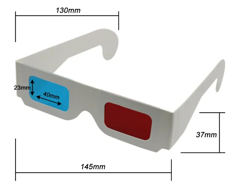 5PCS Premium Eclipse Eyeglasses AAS Approved Solar Glasses CE and ISO Certified HD Filter Film Crisp Image Goggles Paper Eyewear