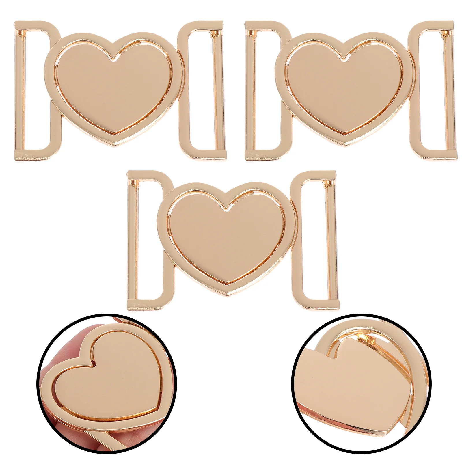 3 قطعة حزام خصر معدني أبازيم قسط سبائك الزنك معطف دائم أسفل سترة مشبك موصل DIY بها بنفسك الملابس والاكسسوارات الزخرفية