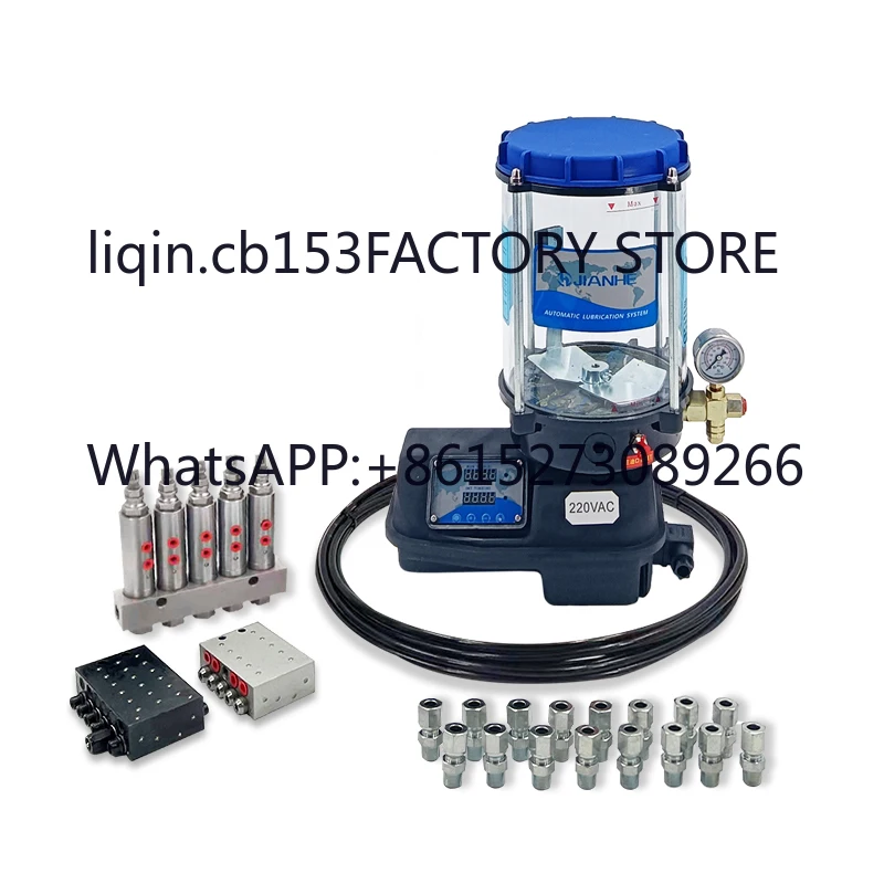 24 Vdc Central Greasing Lubrication Pump Electric Excavator 12v Dc Auto Grease Lubrication System