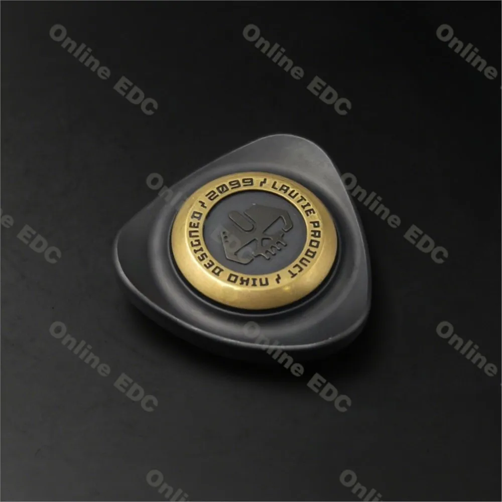 Used EDC Toys LAUTIE ROC 2.0 Fingertip Fidget Spinner Zirconium Metal EDC Adult Decompression Anti Stress Toy 2099 Series