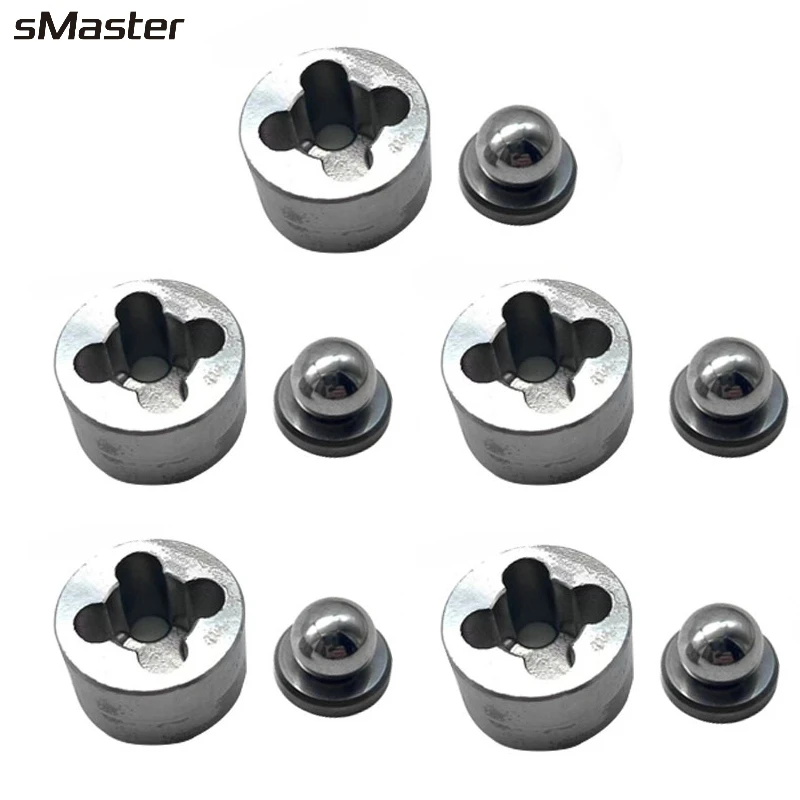 

sMaster 5set Airless Paint Sprayer Pump Parts Ball Guide with Cover Alloy Sheet Fits 704703 for Titan 440 450 Paint Sprayer Pump