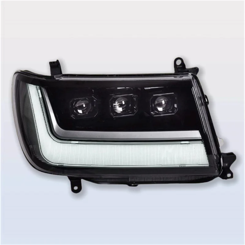 

Dynamic LED Day Running Light Flow Signal Car Headlights Assembly 55W For Toyota Land Cruiser LC100 Modify Accessory