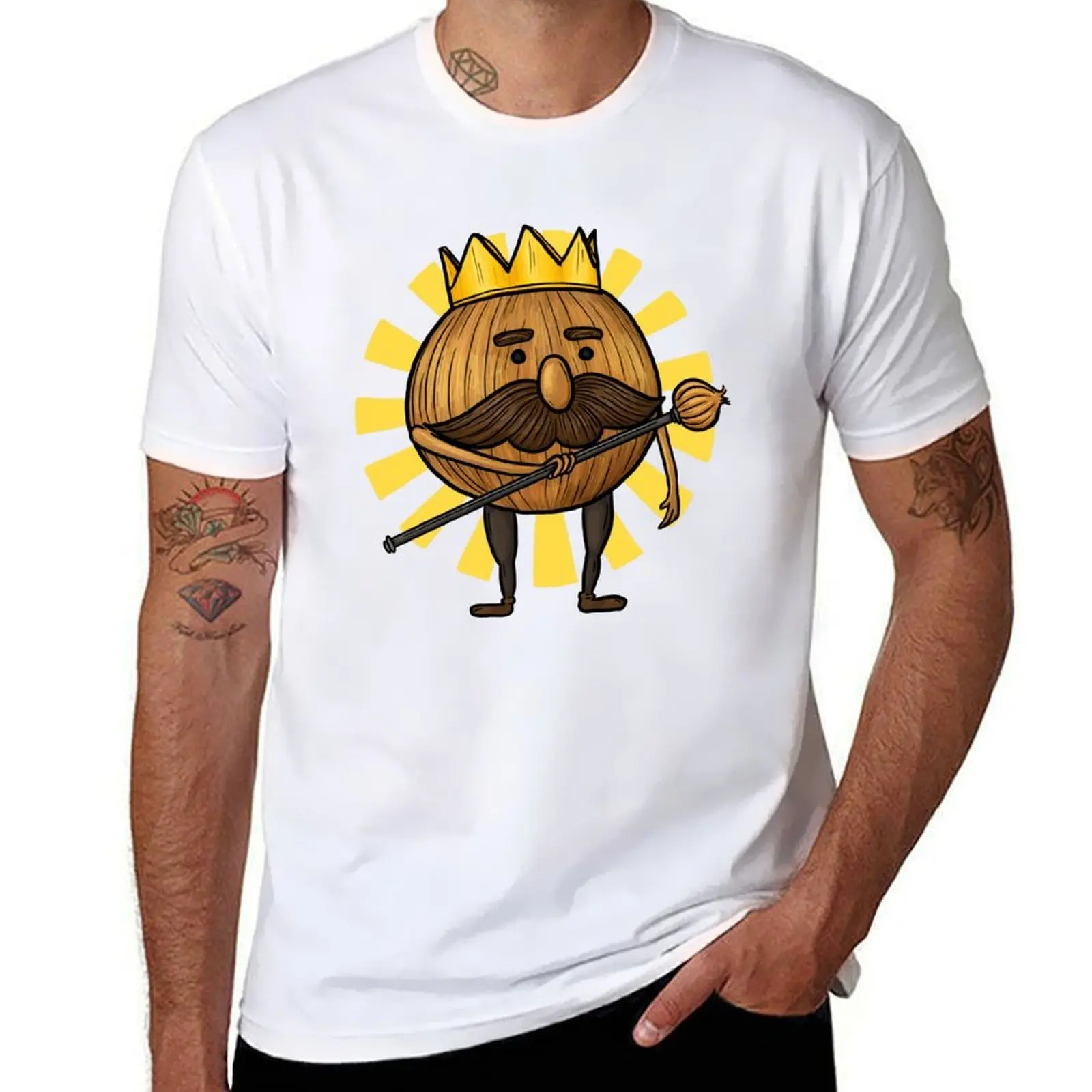 

Onion King from Overcooked T-Shirt man t shirts high quality luxury brand t shirt man luxury T-Shirt