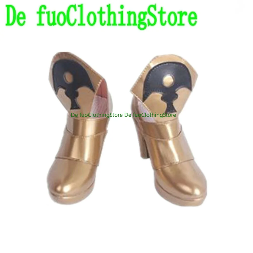 Defuo FGO Fate Grand Lancer Ereshkigal  Cosplay Shoes Boots Game Anime Game Role-playing Halloween Party Props Shoes Boots