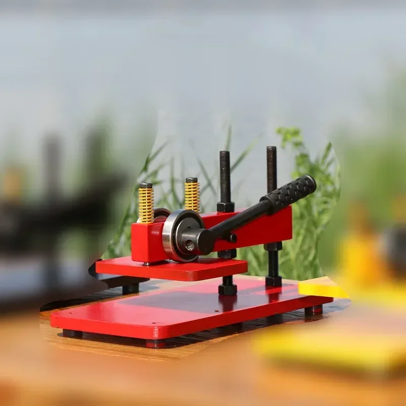 New Large Arm Type Manual Die Cutting Machine Knife Die Punching Machine Plastic Rubber Fabric Sample Punching Machine