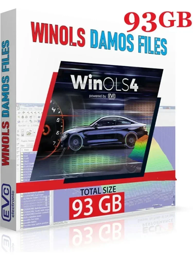 Winols 4.7 إنترميز أكتيف + 108 Go Damos Windows 7 10 11 Pas nevo de Vmware متعدد اللغات + ECM TITANIUM 1.61 + outil de SER