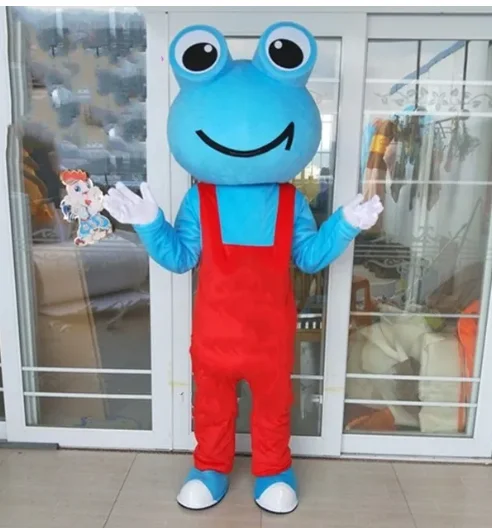 

New Adult Hot Sale LOVE Festival Dress Lovely Frog Mascot Costume Christmas Fancy Dress Halloween Mascot Costume Free Ship